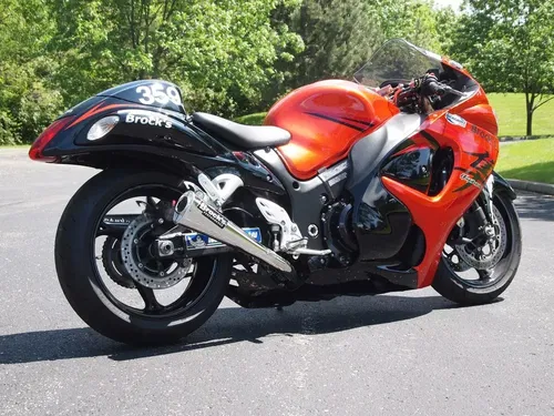 BROCKS PERFORMANCE DUAL ALIEN HEAD SLIP-ON EXHAUST SUZUKI 2008-2020 HAYABUSA