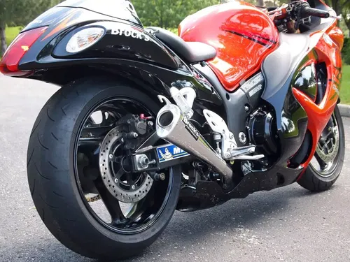 BROCKS PERFORMANCE DUAL ALIEN HEAD SLIP-ON EXHAUST SUZUKI 2008-2020 HAYABUSA