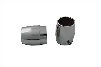 Straight Exhaust Pipe Tip Set for Harley Davidson by V-Twin