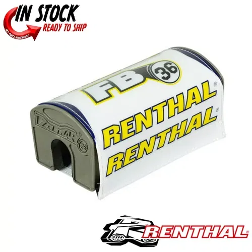 Renthal Fatbar36 Pads White/Blue/Yellow P348 80-0169 0601-5621 941727