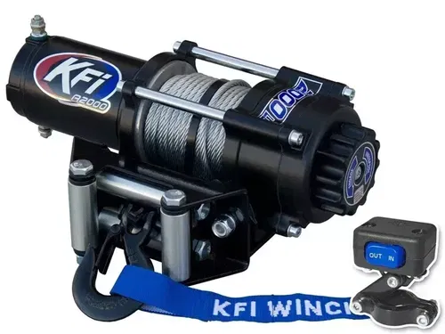 KFI WINCH 2000 LBS AND MOUNT KIT W MOUNT KAWASAKI 2005-2024 BRUTE FORCE 750 4X4