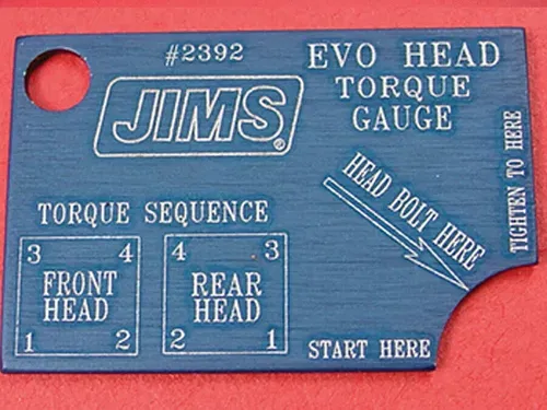 Evolution Head Bolt Torque Gauge Tool for Harley Davidson by V-Twin
