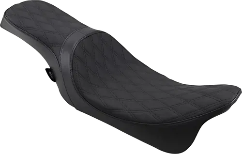 DRAG SPECIALTIES SEATS Predator Fits 2-Up Seat - Double Diamond - Black