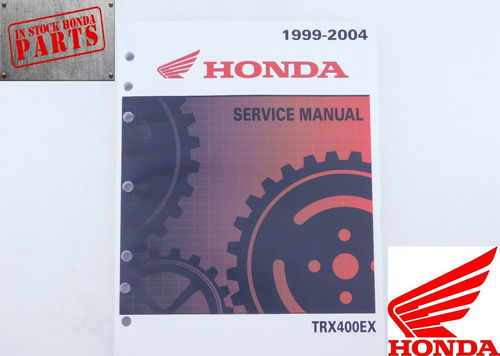 New Genuine Honda Service Manual 1999-2004 TRX400EX TRX400 400EX Sportrax OEM