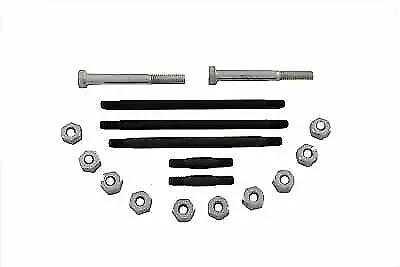 Engine Case Bolt Kit Cadmium for Harley Davidson by V-Twin