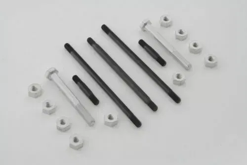 Engine Case Bolt Kit Cadmium for Harley Davidson by V-Twin