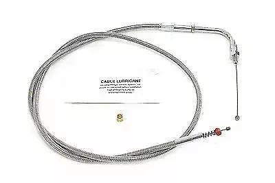 V-Twin 38" Stainless Steel Idle Cable 36-0640