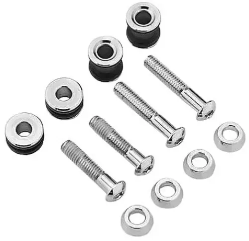 HARDDRIVE Sissybar Docking Hardware Kit Chrome