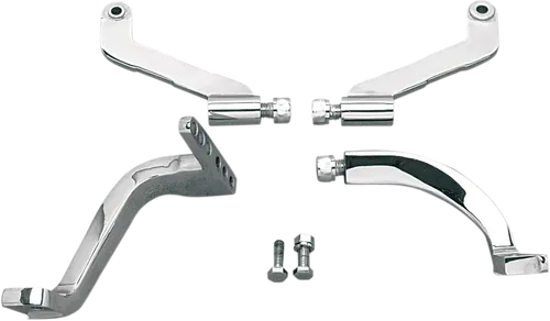 DRAG SPECIALTIES Floorboard Mounting Brackets - Chrome - Fits FLT/FLHT