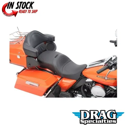 Drag Specialties Large Touring Seat for Harley Dresser FLHT FLTR FLHX FLHR 09-21