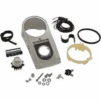 Electronic Speedometer Chrome Dash Kit FXST / FLST Softail DS373720