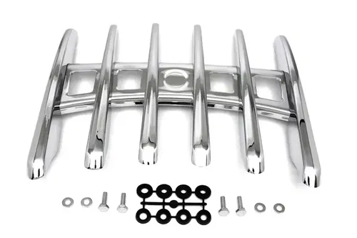 Chrome Stealth Luggage Rack for Harley Davidson by V-Twin