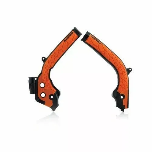 Acerbis Black/Orange X Grip Frame Guards For KTM 125-450 SXF XC-F 16-17