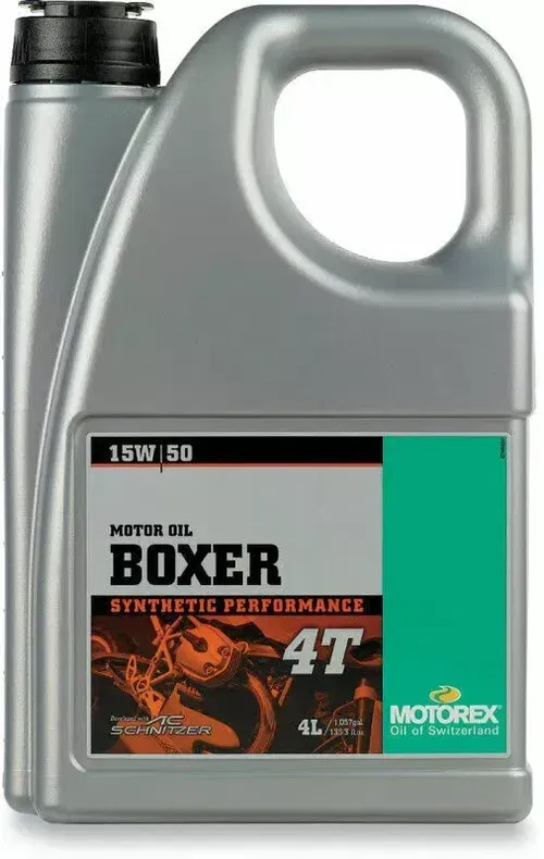 Motorex Boxer 4T Full Synthetic 4-Stroke Motor Oil   15W-50 4 Liter 102295