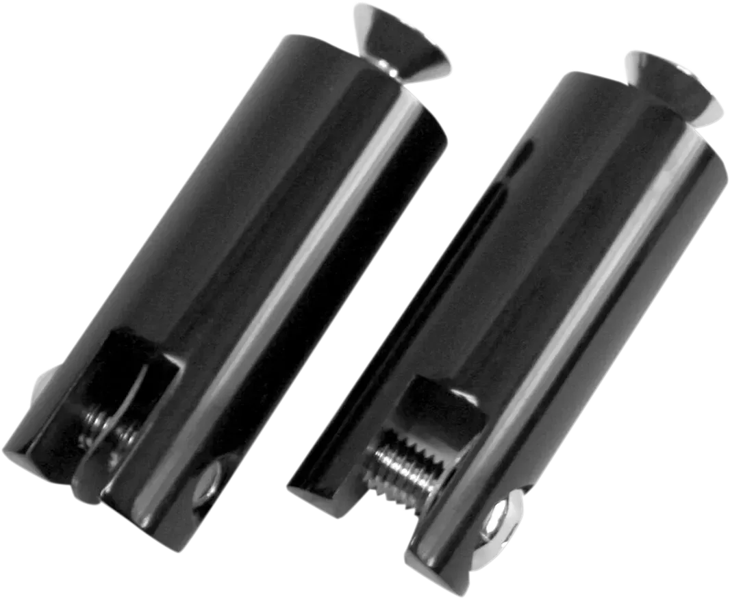 ACCUTRONIX Rear Footpeg Mounts - Black FPMT500-B