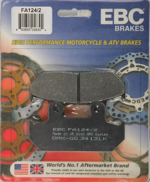 EBC Organic  Brake Pads FA124/2