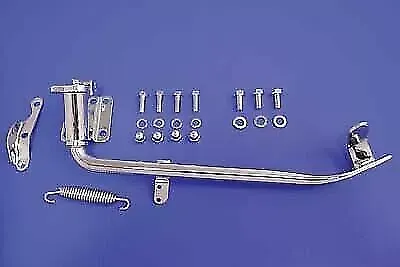 Jiffy Kickstand Assembly Chrome for Harley Davidson by V-Twin
