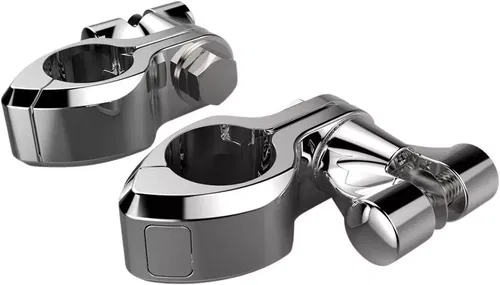 CIRO Highway Peg Mounting Kit w/ Clevis for H-D "D" Spring Pegs Chrome 60002