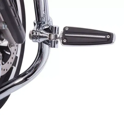 CIRO Highway Peg Mounting Kit w/ Clevis for H-D "D" Spring Pegs Chrome 60002