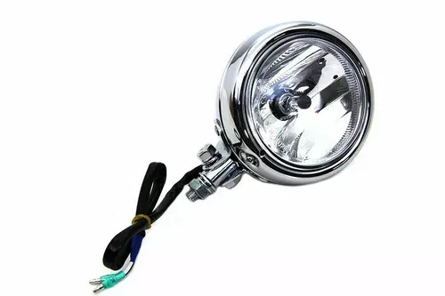 Diamond Cut H-3 Spotlamp with Clear Lens for Harley Davidson by V-Twin