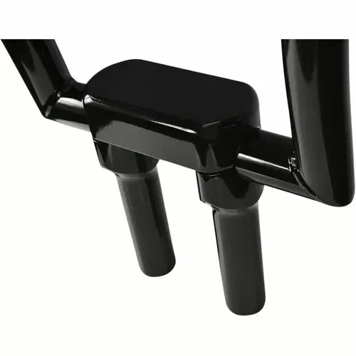 Drag Specialties 6" Tall Black Handlebar Risers Top Clamp Kit 1.5" Bars Harleys