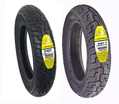 Dunlop D402 MT90B16 D401 150/80B16 Front Rear Tire Set Motorcycle Tires