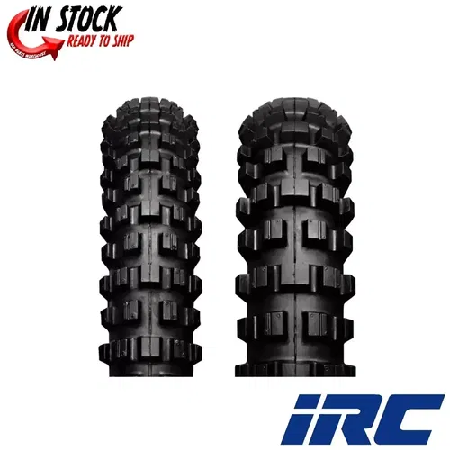 2.50-14 & 3.00-12 IRC GS-45F Tire Set Kawasaki KLX110,KLX110R,KLX110L,KLX110RL