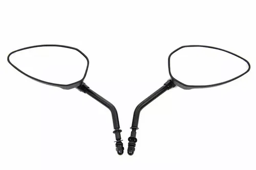 Triangle Mirror Set with Round Stems for Harley Davidson by V-Twin