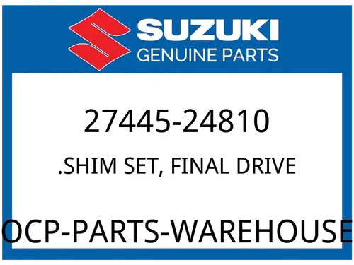 Suzuki OEM Part 27445-24810 .SHIM SET,FINAL DRIVE GEAR (T