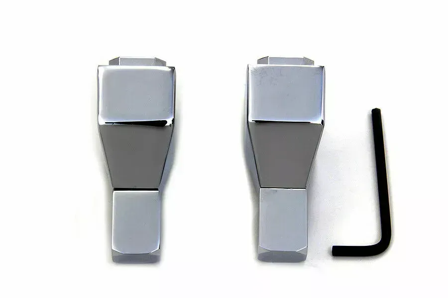 Rear Axle Adjuster Kit Pyramid Shape for Harley Davidson by V-Twin