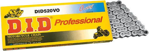 DID 520VO - Pro Fits V Series DriVe Chain - 112 Links M520VOX112FB