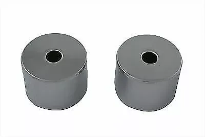 Chrome ISO Mount Cover Set for Harley Davidson by V-Twin