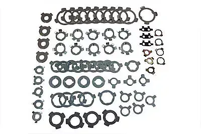 Lock Tab Assortment 70 Pieces Carded for Harley Davidson by V-Twin