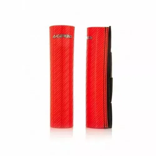Acerbis Red Universal Motocross MX Motorcycle Upper Fork Guard 2634050004