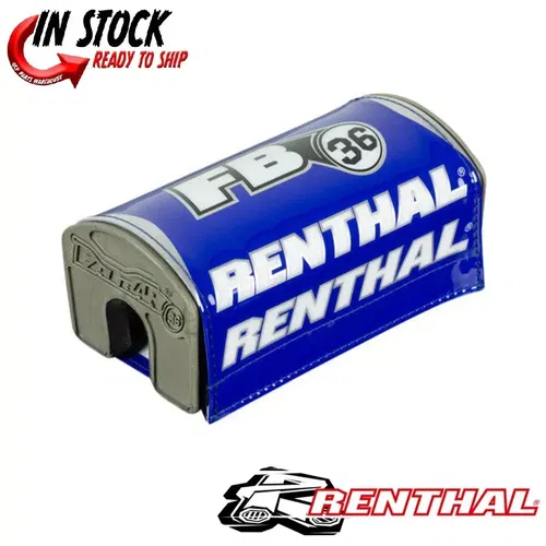 Renthal Fatbar36 Pads Blue/Silver/White P340 80-0148 0601-5613 941722