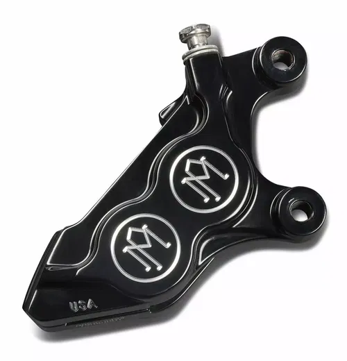 Performance Machine Contrast 4 Piston Front Right Caliper Harley M8 FL FX 17-Up
