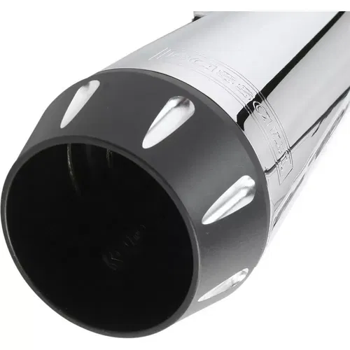 Bassani Chrome Short Road Rage Exhaust System 2-Into-1 for Harley FXR