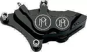Performance Machine Contrast 11.5" LEFT  Front 4 Piston Caliper Harley EVO Black
