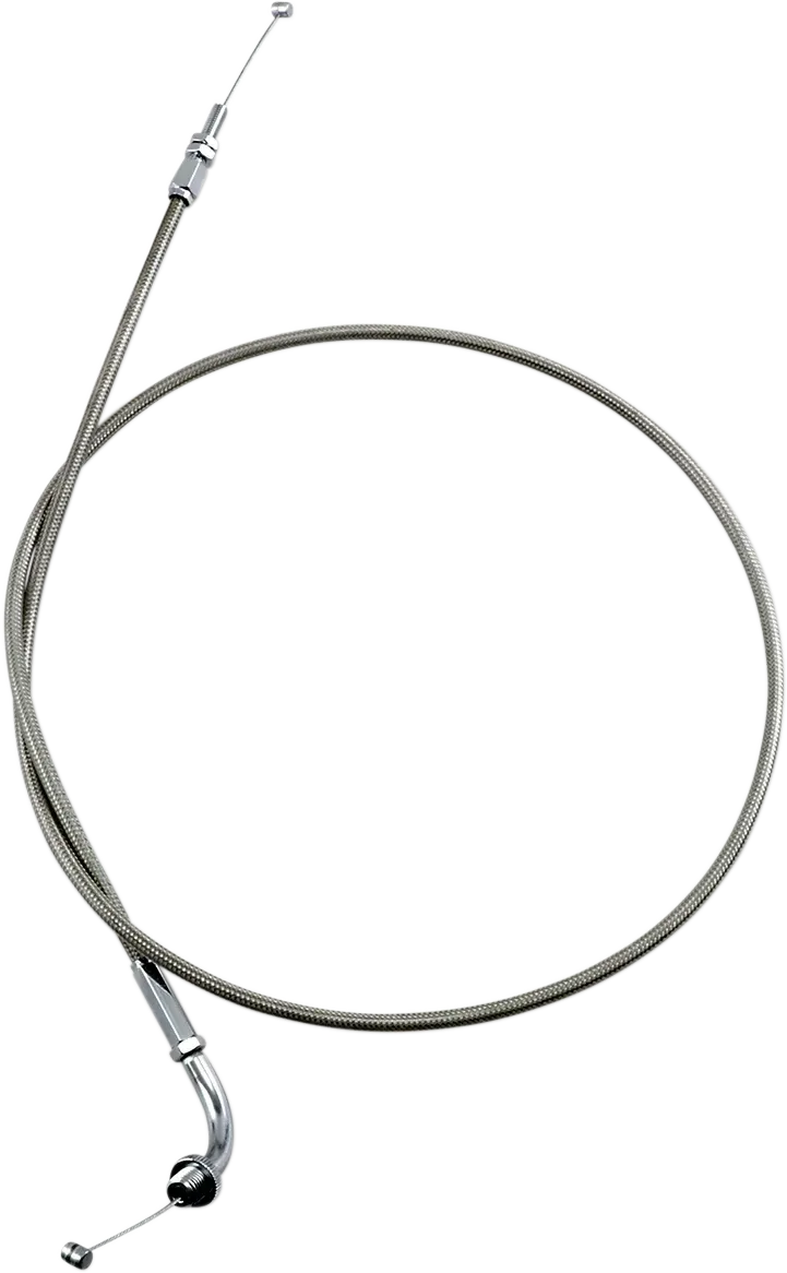 MOTION PRO Armor Coat Stainless Steel Throttle/Idle Cable For Cruisers - Fits