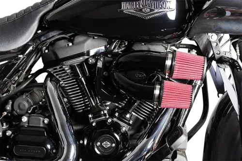 S&amp;S CYCLE Tuned Induction Fits Air Cleaner Kit - Gloss Black 170-0567A