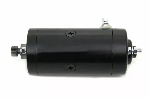 Prestolite Black Starter Motor for Harley Davidson by V-Twin