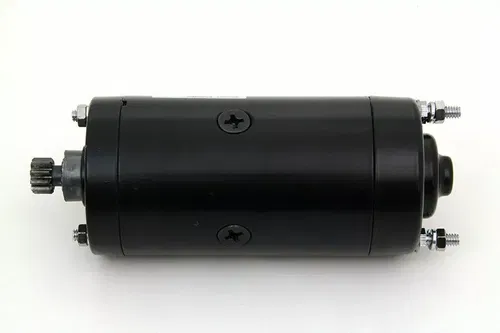 Prestolite Black Starter Motor for Harley Davidson by V-Twin