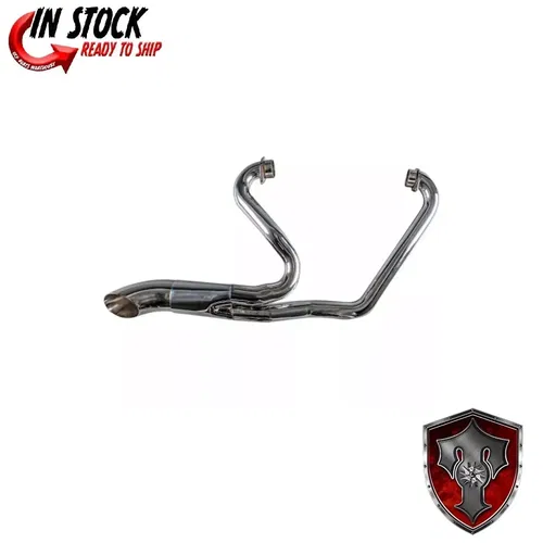 Trask Performance 2:1 Exhaust - Chrome - Victory 1810-2276