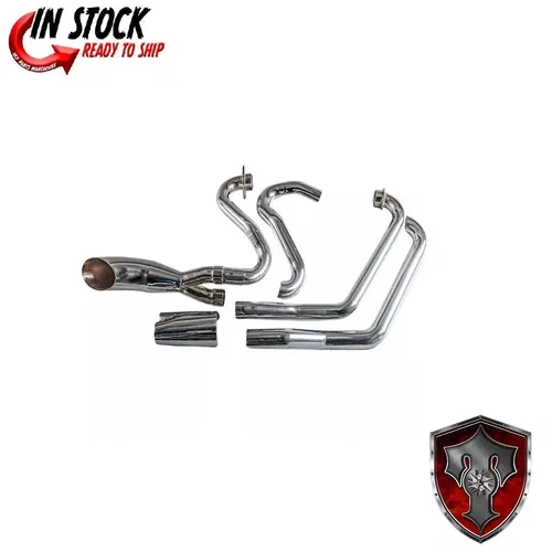 Trask Performance 2:1 Exhaust - Chrome - Victory 1810-2276