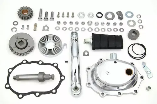 Complete Kick Starter Kit Polished for Harley Davidson by V-Twin