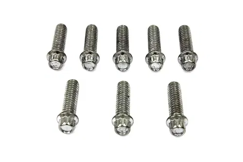 Tappet Block Screw Kit Chrome fits Harley-Davidson 8708-8