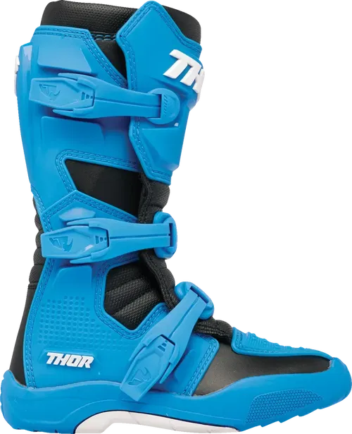 THOR Youth Blitz Fits XR Boots - Black/Blue - Size 7 3411-0737