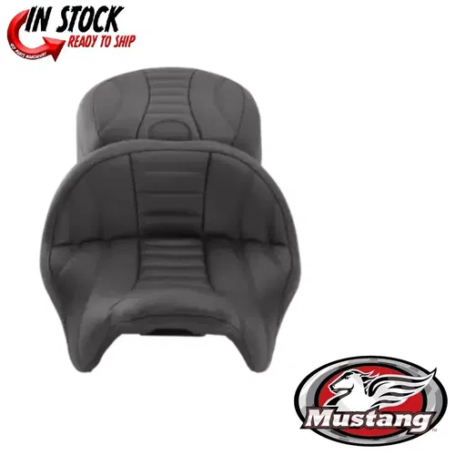 Mustang One-Piece Vintage Touring Seat Forward seat w/o backrest