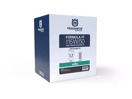 HUSQVARNA OIL CHANGE KIT 15W/50 FORMULA 4T 18-2023 SVARTPILEN/VITPILEN 401 OEM