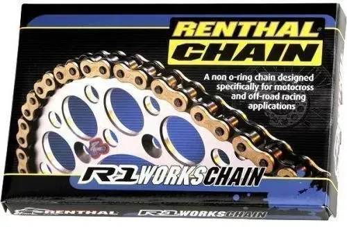 Renthal 520x116 Links R1 Works Series non-Oring Gold Chain Chain C126 80-1915